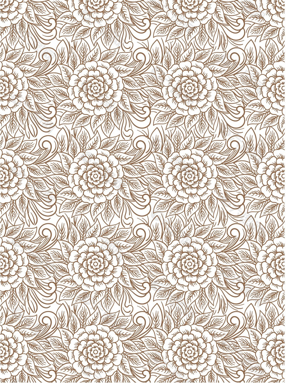 欧式大气花纹图案