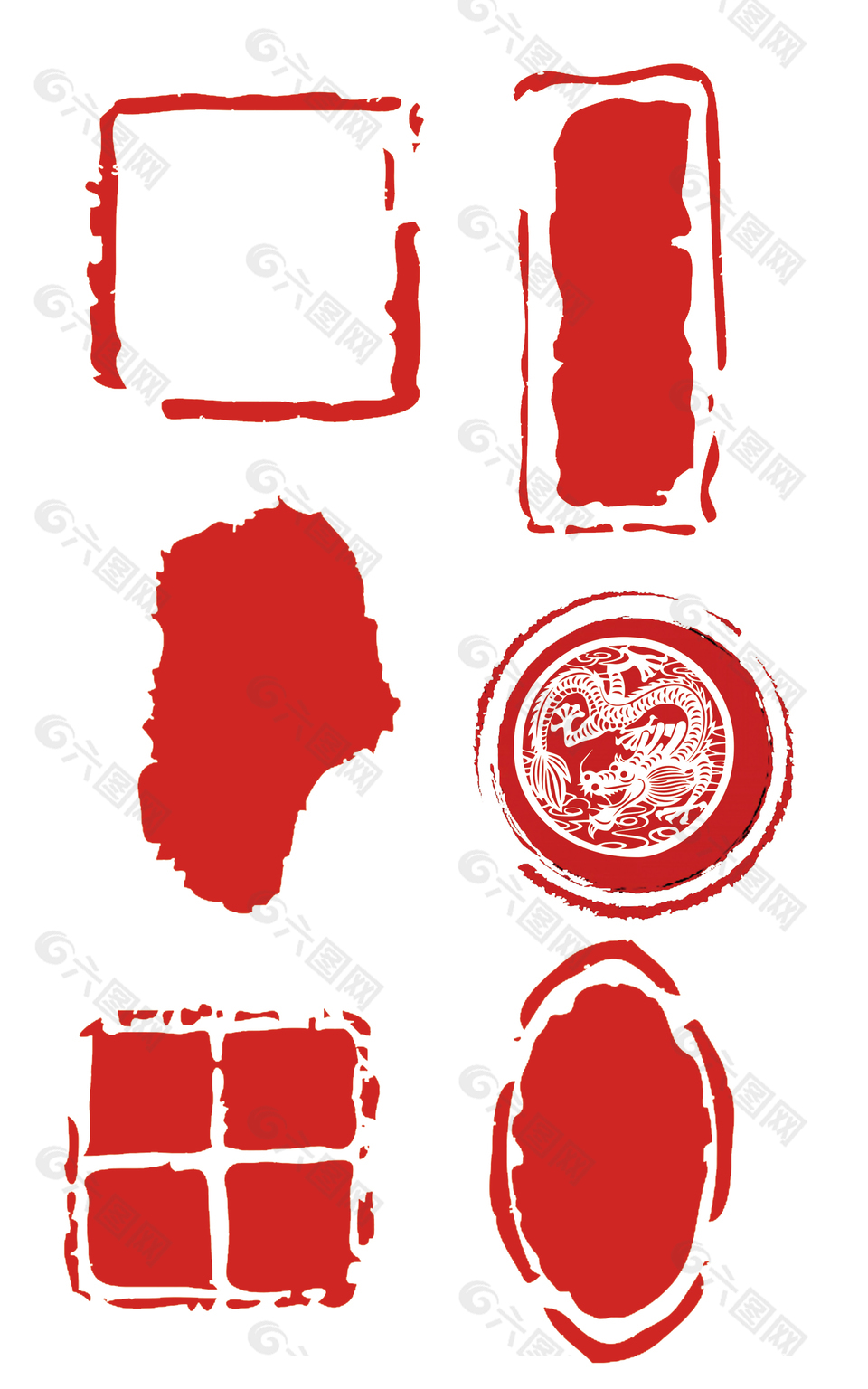 龙年创意印章设计