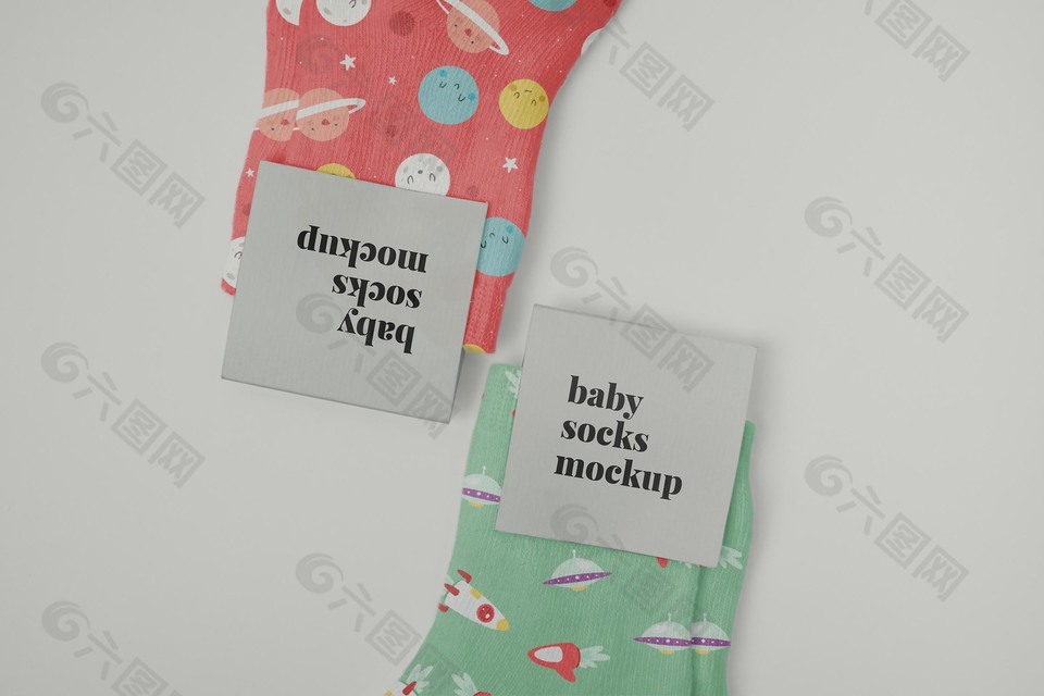 冬季袜子创意清新样机