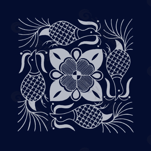 苗族刺绣蜡染图案