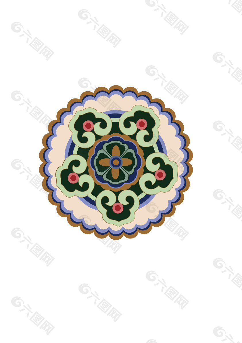 中式传统图案花纹