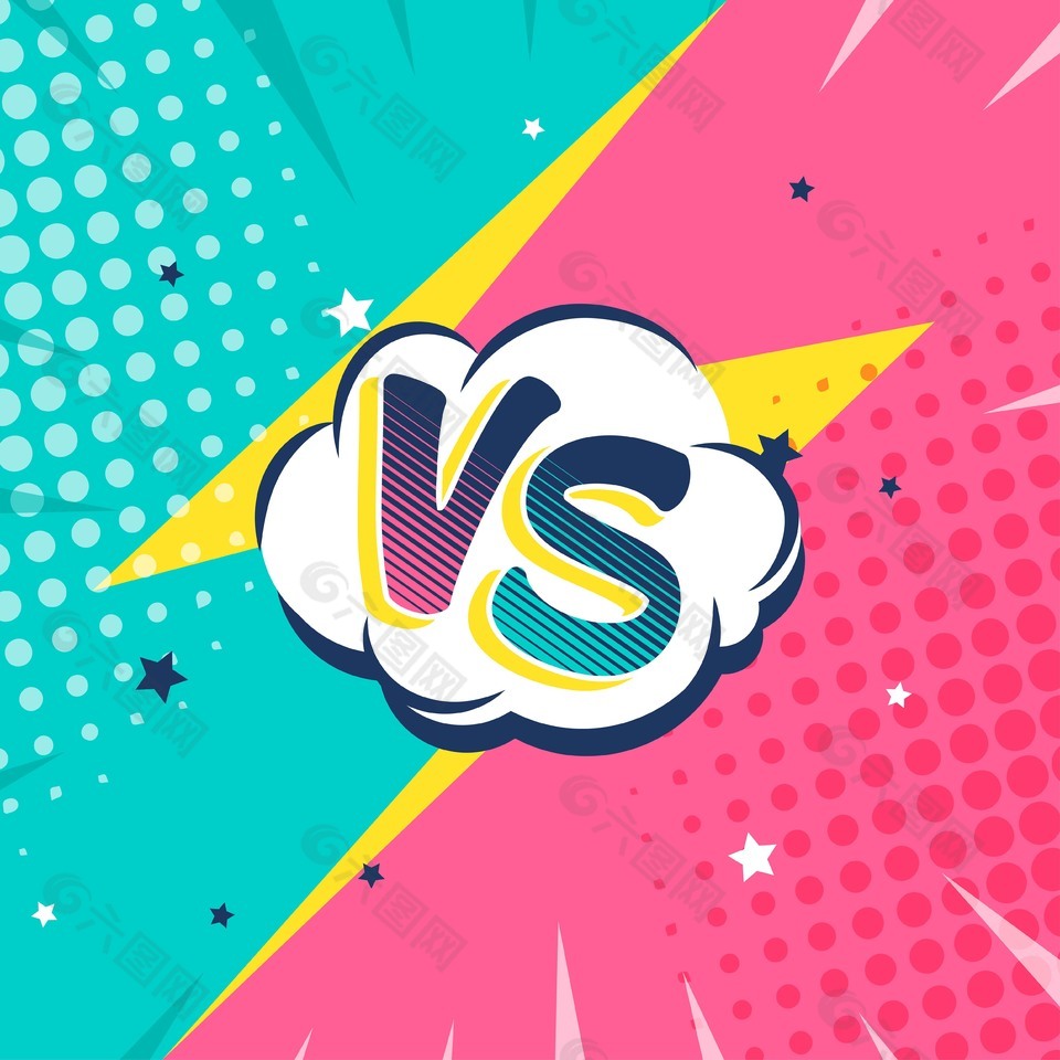 VS格斗对战图片背景