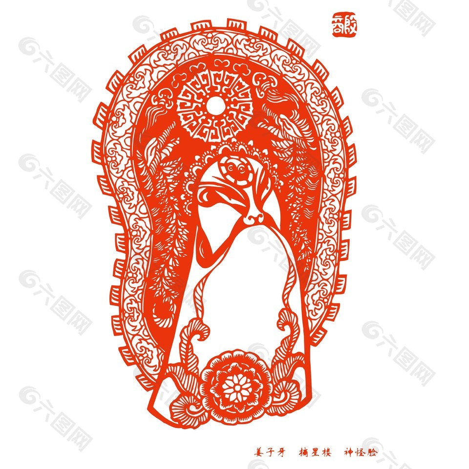 姜子牙摘星楼神怪脸