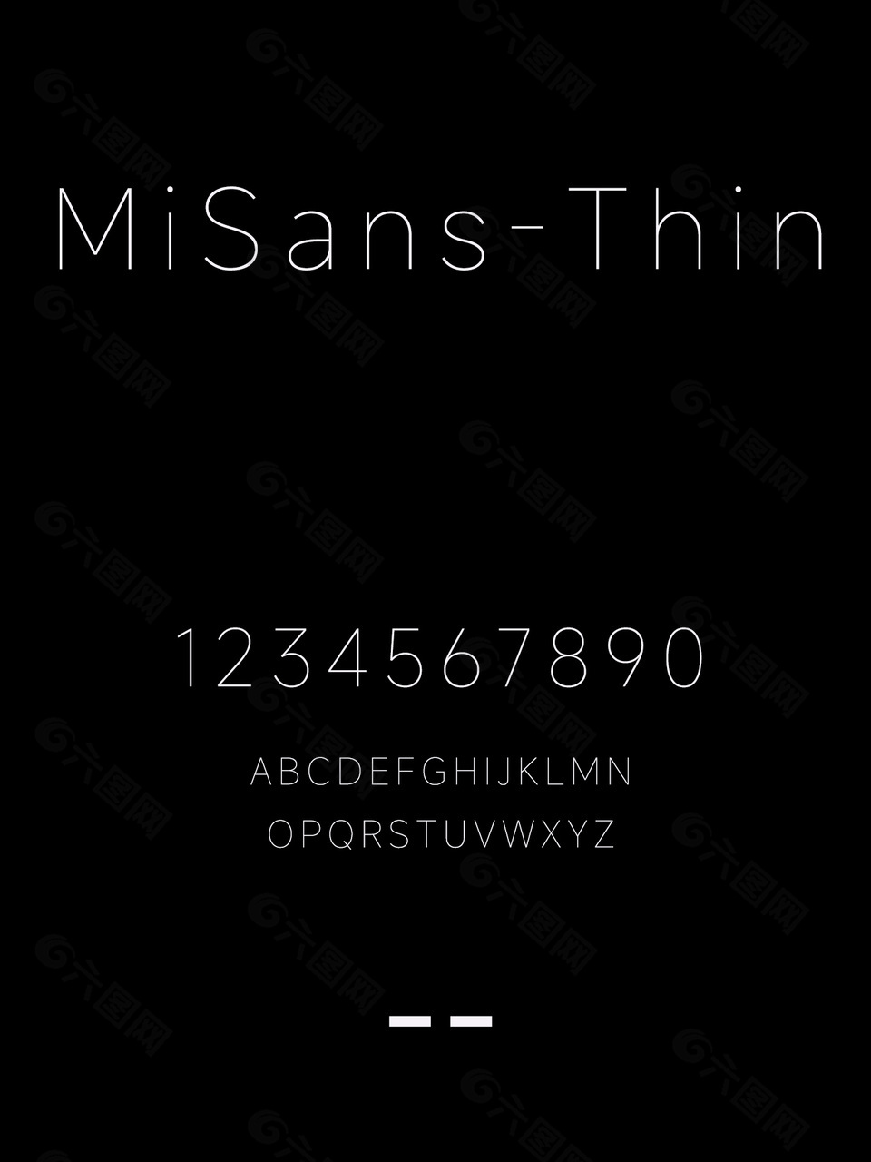 MiSans-Thin安装包