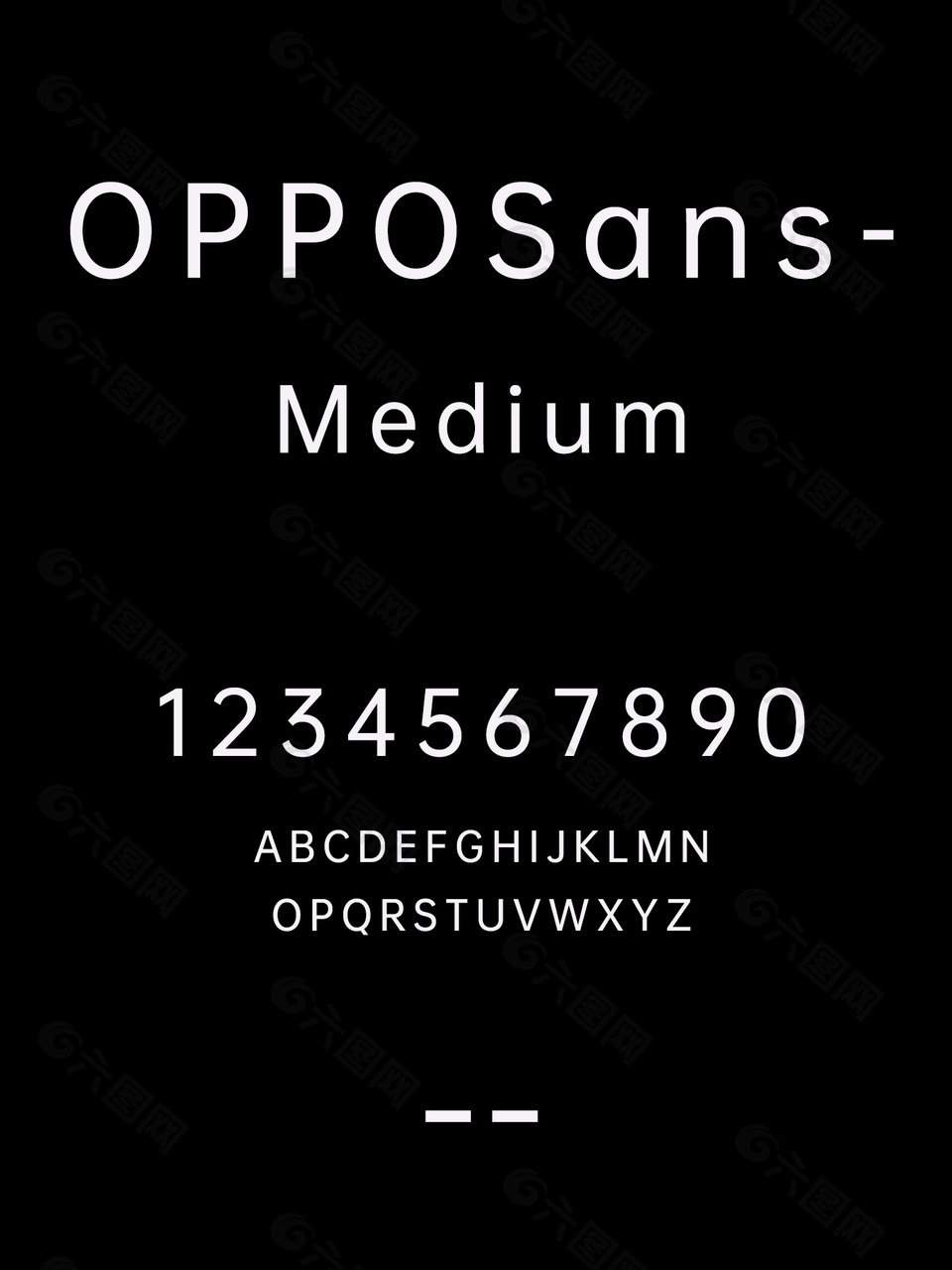 OPPOSans-Medium安装包下载