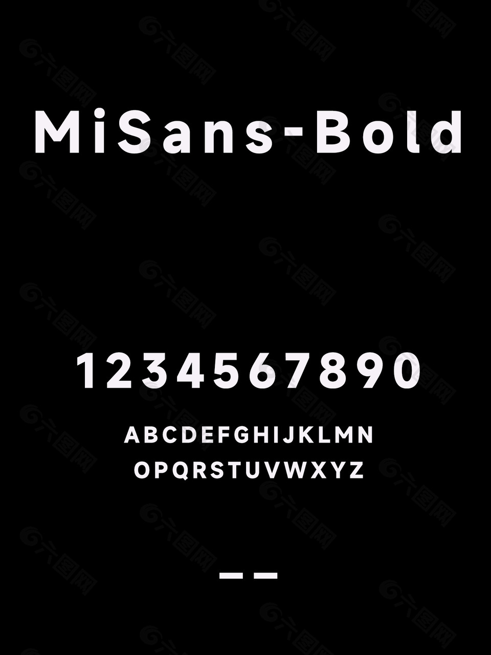 MiSans-Bold字体包