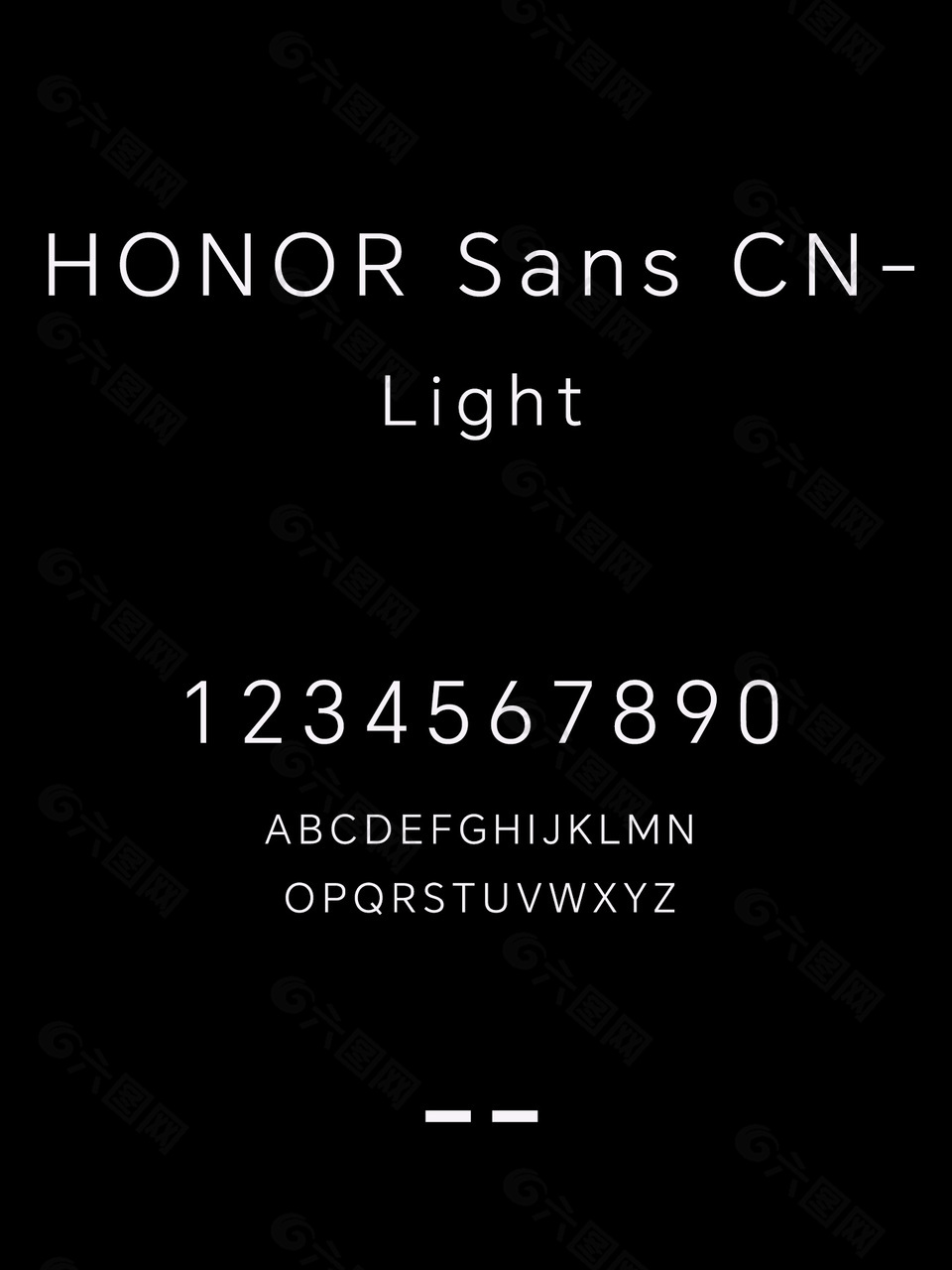HONOR Sans CN-Light