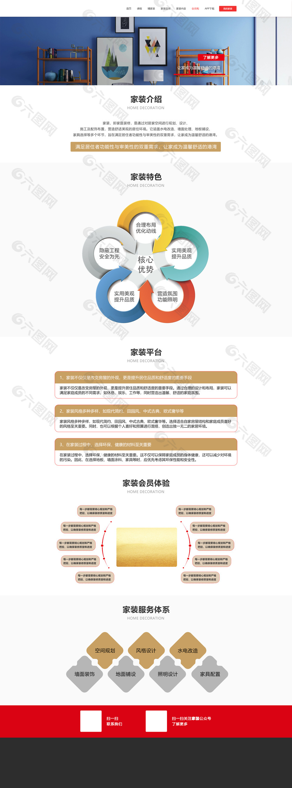 UI设计网页网站首页大气会员pc端设计