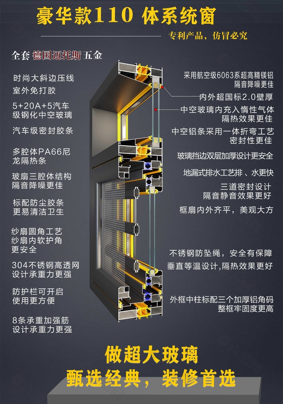 装修首选做超大玻璃门窗建材