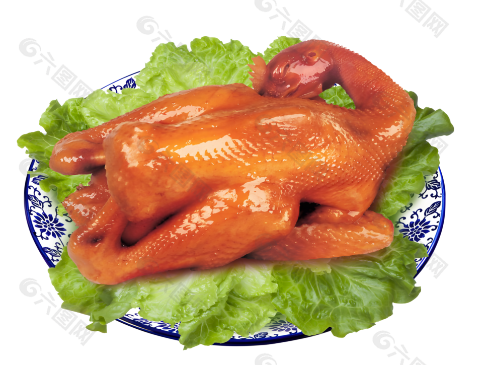 中式美食卤鸡烧鸡