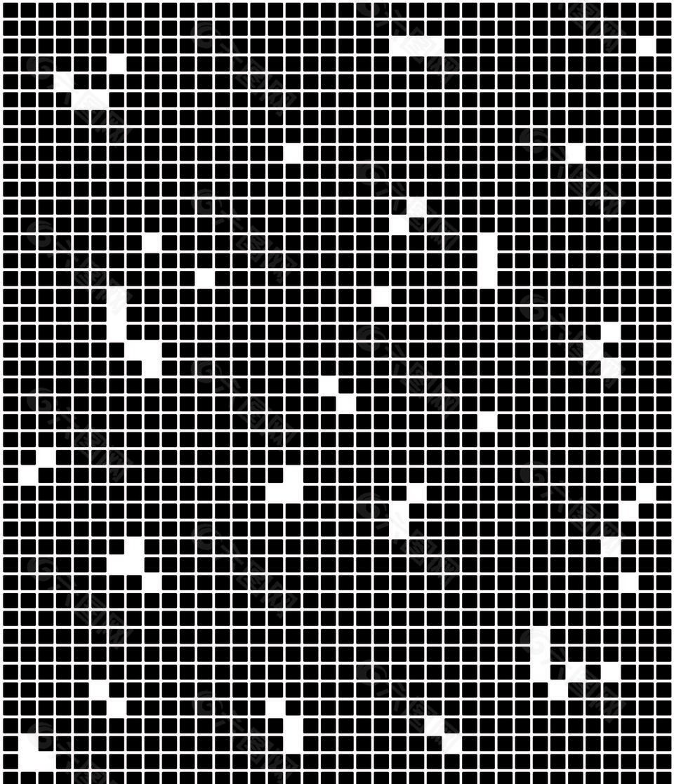 黑白方块像素艺术简约背景设计