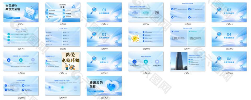 全民反诈共筑安全墙ppt