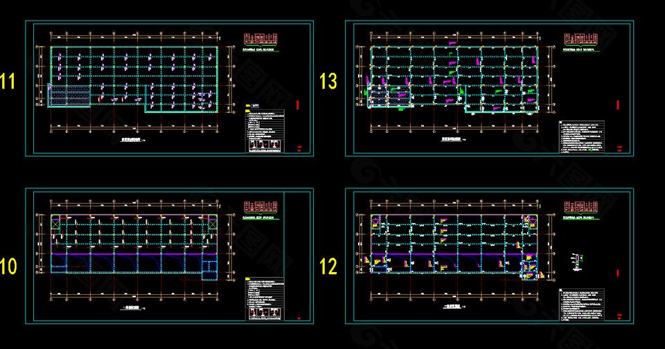 分拣中心结构施工图设计